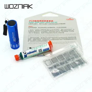 Wozniak S1512 BGA PCB Rework Circuit Dedicat Lumina UV Curabile Masca de Lipire a Seta Instrumentul de Reparare a Proteja Pastă de Lipit Kit