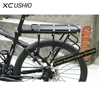 XC USHIO Biciclete de Munte Biciclete de Marfă Rafturi din Aluminiu pentru Biciclete portbagaj MTB Biciclete Biciclete de Munte Biciclete Rutiere Rack Spate Negru