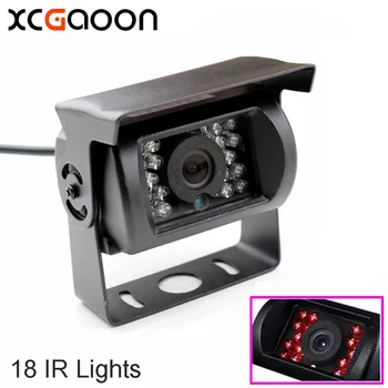 XCGaoon Universal 170 Grade Masina din Spate Vedere aparat de Fotografiat Impermeabil Cu 18 LED-uri IR Viziune de Noapte pentru Truck & BUS