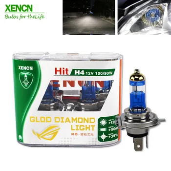 XENCN H4 P43t 12V 100/90W Aur Diamant Lumina Super-Luminos Alb Bec Halogen Auto Lampă auto styling auto sursă de lumină de parcare