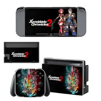 Xenoblade Chronicles 2 Piele Autocolant Decal Pentru Nintendo Comutator Consola si Controller Pentru NS Protector de Acoperire Piele Autocolant
