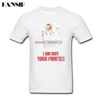XS-3XL Princess Mononoke eu Nu Sunt Printesa Ta de Vara Tricou Barbati din Bumbac cu Maneci Scurte O-neck T-shirt