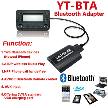 Yatour BTA Bluetooth adaptor auto cu reomote de control pentru Lexus Toyota 6+6pini radio