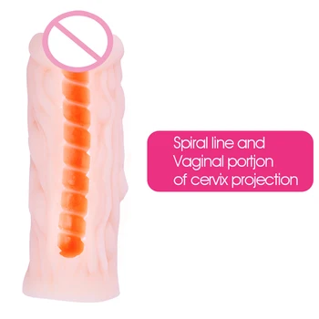 YEAIN jucarii Sexuale pentru barbati vagin de Buzunar vaginul real Masculin masturbator Stroker cupa moale din silicon cu vagina Artificială adult sex produsele