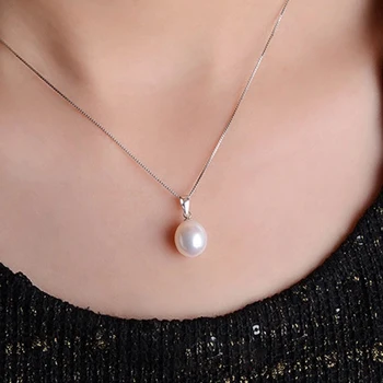 YIKALAISI 2017 natural de apă dulce pearl set pandantiv Stud cercei argint 925 bijuterii cravată colier pentru femei