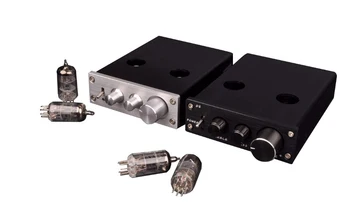 ZHILAI D2 HIFI Tube Preamp 6J1 Supapa de Preamplificator Audio Dual Channel Treble Bass cu Adaptor de Alimentare