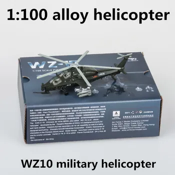 1:100 aliaj elicopter,WZ10 elicopter militar model,turnat metal jucărie,preferate de copii jucarii educative,transport gratuit