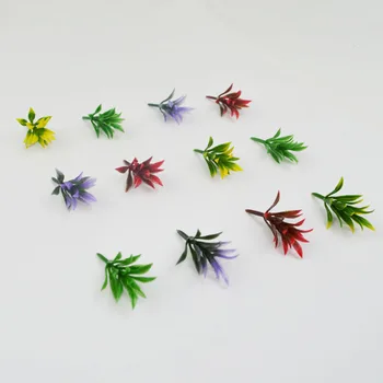 1/100 scară 3cm model artificial plastic ABS flori, copaci și iarbă de plante