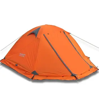 1-2 Persoană Strat Dublu de Camping Plaja Cort 4 Sezon Tija de Aluminiu în aer liber Barraca de Iarnă de Pescuit de Gheață Ultralight Tent Tente ZP99