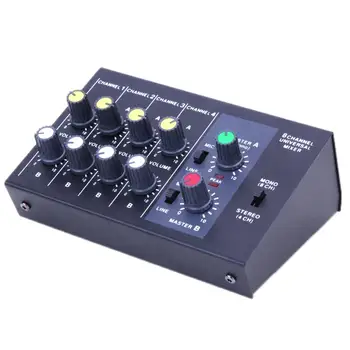 1-4 canale R-X219 8 Canale Mixer Universal Consola Karaoke Digital Consolă de Amestecare cu USB 150W Putere pentru DJ Scena de Karaoke