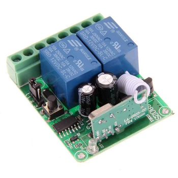 1 buc DC12V 2Ch Pro Receptor Transmițător de Învățare Perfect Codul Releului Receptor+Telecomanda Wireless Transmitter 2 Canal Mayitr