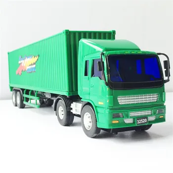 1 Buc Mașină de jucărie Inginerie camion container, camion de model jucării masina de turnat sub presiune din Aliaj de Metal Modle Cadou Pentru Copii copii transport gratuit