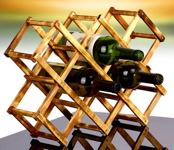 1 BUC Moda raft de vinuri de înaltă calitate din lemn suport vin ambalaj cutie rack de vin de gătit instrumente economice și practice A2041
