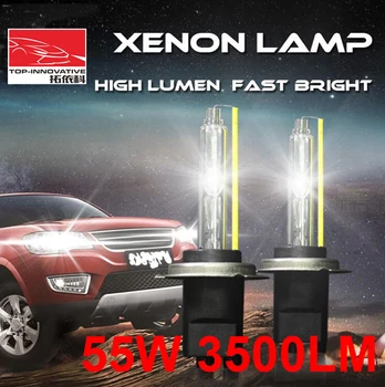 1 Pereche 12V 55W 3500LM H1 AC HID Xenon Înlocuire Becuri Faruri Bază de Metal G8 Lumen Mare Fast Luminoase 5500K Rapid Luminoase Balast