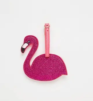 1 Set Roz Strălucitor Roșu Pasarea Flamingo Pașaportul Titularului de Stocare Femei Folderul Documente Geantă Mini portofel tag Călătorie Accesorii Cadou