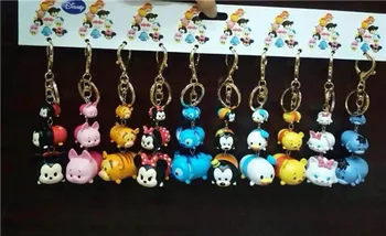 10 buc Tsum Tsum mini mulțime pandantive Anime Minnie, Mickey, Winnie Dumbo Daisy Tigger brelocuri jenga 3 păpuși de dimensiuni transport gratuit