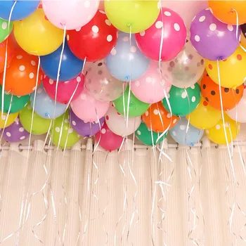 100 buc 12 inch Polka dot imprimate, baloane latex Ziua de naștere Acasă, Petrecere, Nunta, Decor Baloane cu Aer Eveniment Consumabile Partid Heliu Minge