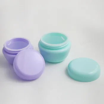 1000 X 5g 10g 20g 30g de Călătorie Mini Plastic Crema de Oală Borcan 1oz Cremă Container Cosmetice Clar Alb Albastru Roz Verde Violet