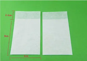 1000pcs/multe filtre extra slim Gol sac de ceai pungă de hârtie de filtru 6*8 cm