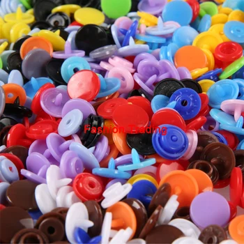 1000sets T5 12mm KAM Rasina de Plastic se Fixează Butoane de fixare pentru DIY articole de Îmbrăcăminte Cusut de Artizanat Pânză Salopete Scutec 60 de Culori Disponibile