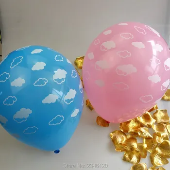 100buc 12inch 2.8 g rotund Imprimat nori roz albastru balon Petrecere decorate ziua baloane copii, balon de jucărie