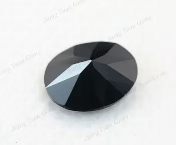 100buc 3*5-13*18mm Culoare Negru Forma Ovala Liber Sticlă, Piatră prețioasă Margele de Sticla Sintetic Piatră prețioasă De Bijuterii en-Gros Preț