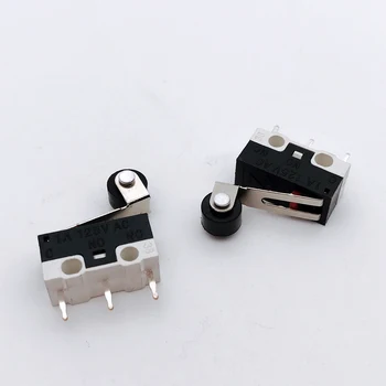 100buc Mini Micro Întrerupător cu Role Braț de Pârghie Microîntrerupător SPDT Sub Miniatură 1A 125V AC