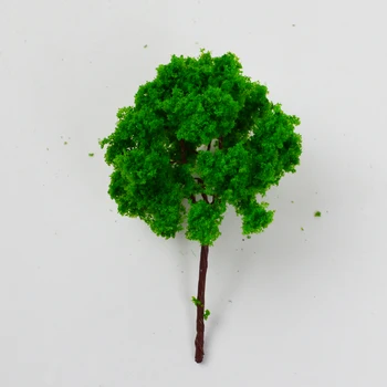 100buc nisip masa model kit de constructii ho scară copac model model în miniatură sârmă copac 9cm