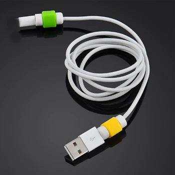 100BUC/Pachet Linie de Date Saver Pentru Lightning USB Protector Cablu Eliberator pentru iPhone 6 iPhone6 Plus 5 5S 5C SE 4 USB Încărcător