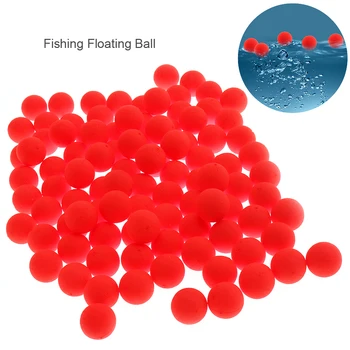 100buc Roșu 5# EPS Spumă de Flotoare de Pescuit Minge de Ochi-prinderea de Fasole pentru apă Sărată / de Pești de apă Dulce