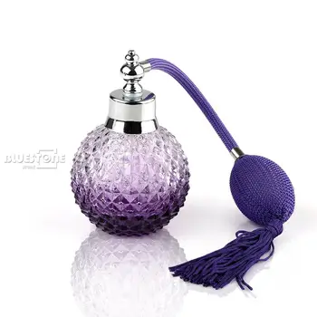 100ml de Epocă Sticla de Parfum de Cristal Violet Spray Atomizor Reîncărcabile Pahar Cadou