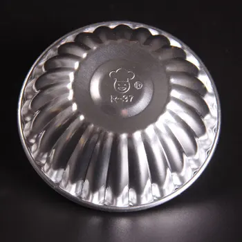 10buc 3inch Rotund de Aluminiu Budinca de Mucegai Tort Fondant Matrite 3D produse de Patiserie Bakeware Accesorii de Bucatarie