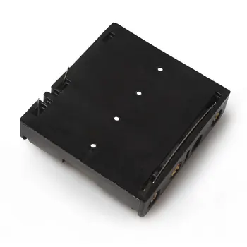 10BUC 4x6V AA partea De Partea de Plastic a Bateriei Titular Cu Pin Pentru 4x Baterii AA de Lipit Conectarea Negru