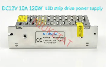 10buc DC12V 10A 120W iluminat, Transformatoare 110V -220VAC la DC 12V10A Comutatorul de Alimentare Adaptor Converter driver RGB LED Strip