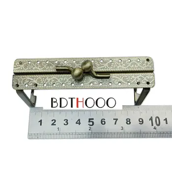 10buc/lot 9cm Pătrat de Metal Geanta Cadru Mâner pentru Sac de Ambreiaj Geantă de mână Accesorii de a Face Sărut Incuietoare Blocare Bronz Saci de Hardware