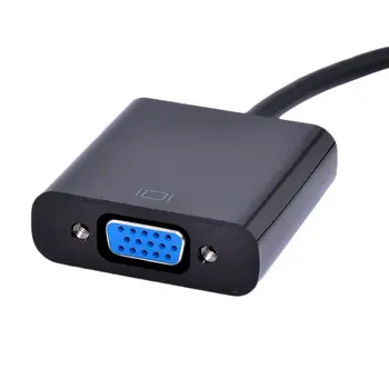 10buc/lot Nou laptopul la proiector hdmi la vga cablu convertor adaptor hdmi vga video convertor hdmi-cablu vga de sex masculin la feminin