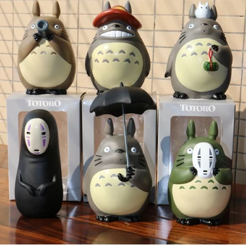 10cm Vecinul Meu Totoro Cifrele de Acțiune Studio Ghibli Miyazaki Hayao Jucarii Model Decor Masina