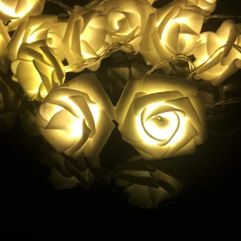 10M 100leds Floare Trandafir LED Lumini Șir AC110V/220V Vacanță de Crăciun de Nunta Petrecere de Ziua Îndrăgostiților lumini de Decor