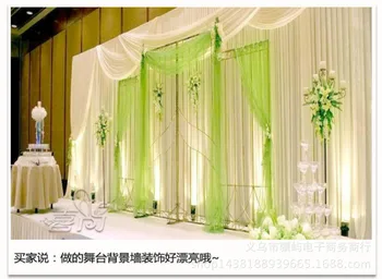 10M sala de nunta layout lumina de cristal de zăpadă fire de flori arc festivalul de decor fire cortina de nunta de decorare festive
