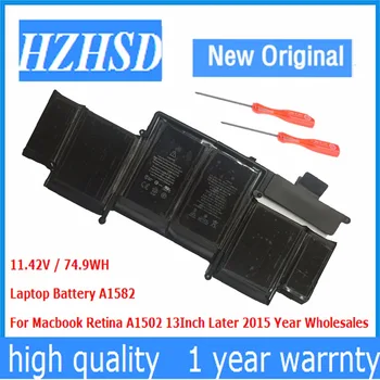 11.42 V / 74.9 WH Nou Original A1582 LAPTOP Baterie Pentru Macbook Retina-A1502 13Inch anul