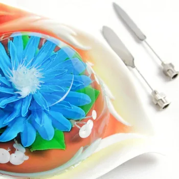11pcs/set 3D Jeleu de Flori de Artă Instrumente de Gadget-uri de Bucătărie din oțel inoxidabil Duza Seringă gelatina instrumente de decorare tort de produse de patiserie instrumente