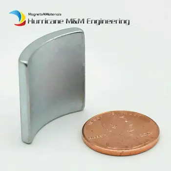 12 buc NdFeB Segment de Arc OD49xID43x60degx23mm N38H Diametral Servo Moto magnet pentru generatoare eoliene Magnet de Neodim