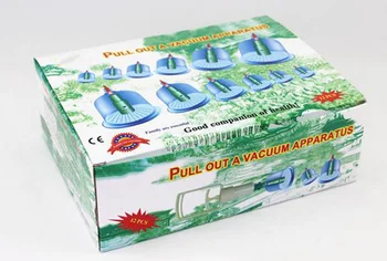 12 buc/Set Medicale Chineze de Vid Corp Ventuze Set Portabil de Masaj Terapie Kit Corp Masaj de Relaxare Set de Produse de îngrijire a Sănătății