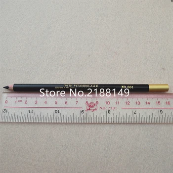 12PCS/LOT Profesionale de Culoare Neagra rezistent la apa Eye Liner Creion Dermatograf Creion de Sprâncene Cu ascuțitoare de creioane volumul Instrument de Machiaj