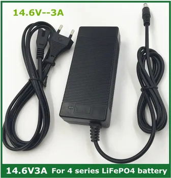 14.4 sau 14.6V3A încărcător de Baterie pentru 4S 3.2 V*4series Lifepo4 Baterie cu 3A constant curentul de încărcare