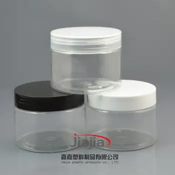 150ml Masca de Sticla Plastic 150g Crema de cutii de multi-scop PET Container de Depozitare Acasă Borcan Etanș cu alb/negru/clar PP capac