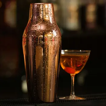 1buc 600ml din Oțel Inoxidabil Cocktail Shaker de Cocktail Mixer Vin Martini Potabilă Boston Stil Shaker Pentru Bara de Partid Instrument