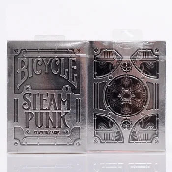 1buc Biciclete Argint Steampunk Punte THEORY11 Carduri de Magie Carte de Joc de Recuzită Magie Close-Up Magic Trucuri de Magician Profesionist
