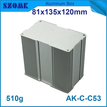1bucată aluminiu cutie de distribuție cabina de 81(H)x135(W)x120(L) mm diy electronice cabinet pentru pcb cutie