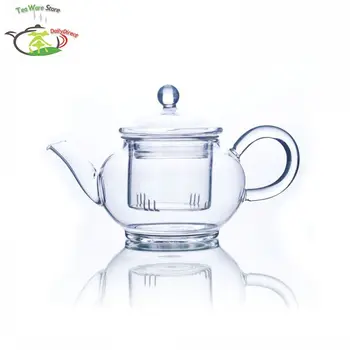 1x Mic 7fl.oz/220ml Rezistent la Căldură de Sticlă transparentă de Artizanat Flori Ceainic Apa Cafea Ceai cu Infuzor